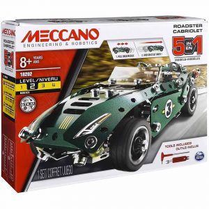Meccano 5 in 1 roadster cabriolet model set