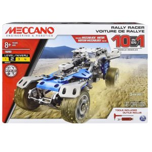 Erector by Meccano, 10 in 1 Rally Racer Model Vehicle Building Kit